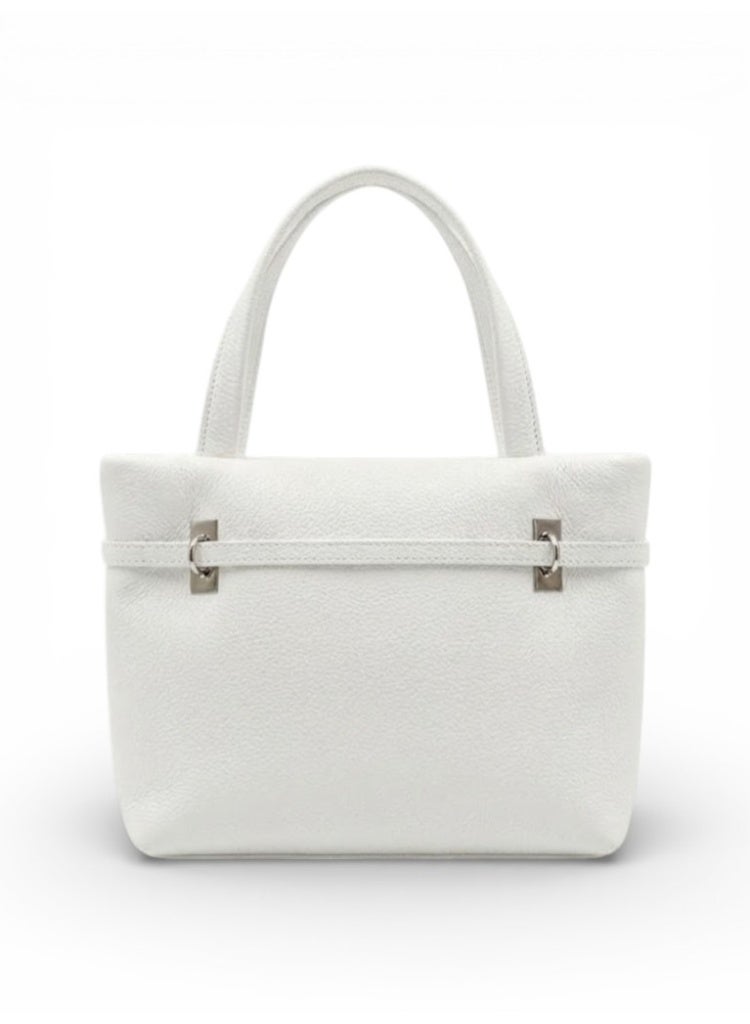 لايف ستيلاش  حقيبة كروس جلد بشكل مميز - ابيض ZC-14 - Image 2