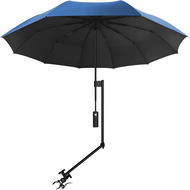 XLINGZA UPF 50+ Beach Umbrella with Adjustable Universal Clamp - Image 1