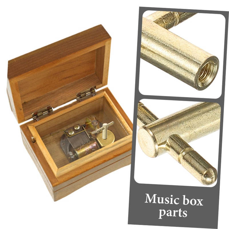 4 Pcs Steel Winding Keys for DIY Music Box Movement Easy Installation Replacement - Image 4