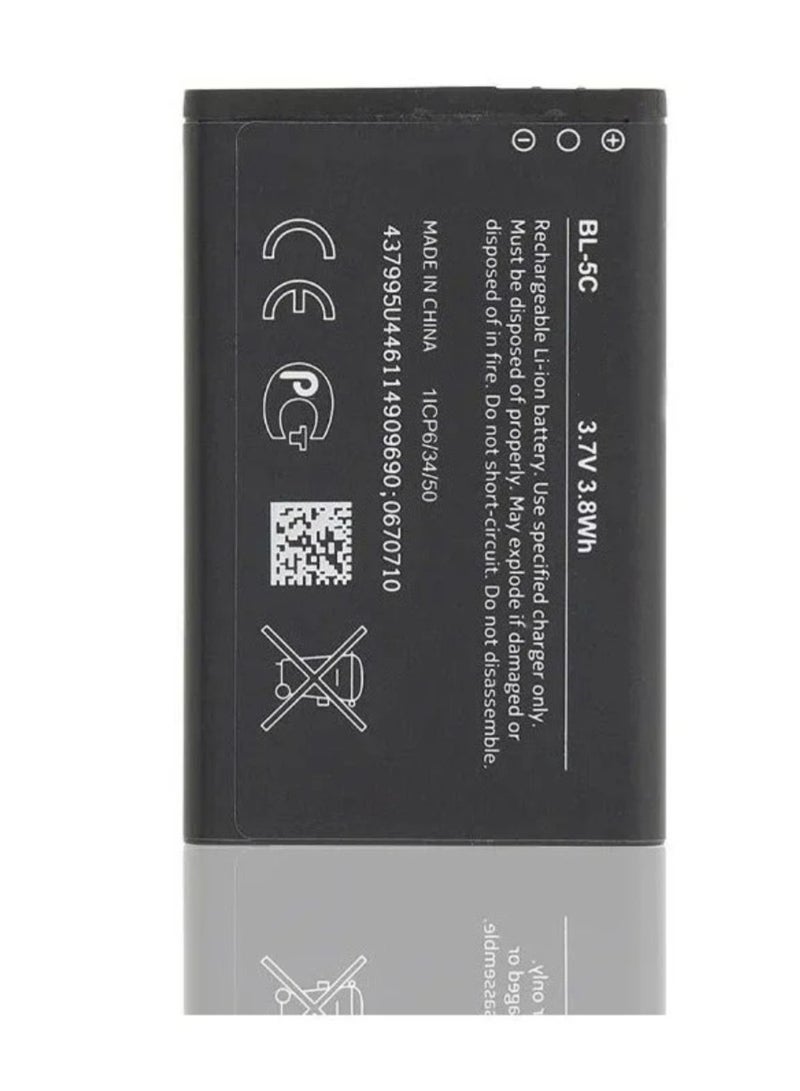 BL5C Replacement Battery 1020mAh 3.7v 3.8Wh - Image 2