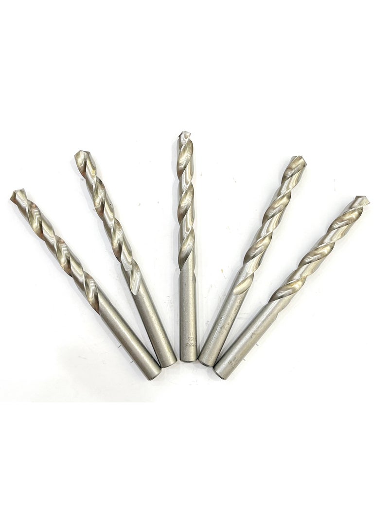 Kingroy HSS drill bits, white colour 4 x 75mm, 4pc/bag 