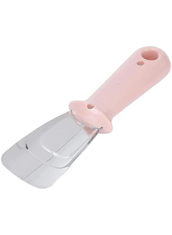 سيجوي ملعقة دي آيس من الفولاذ المقاوم للصدأ للثلاجة مجرفة إزالة الجليد أدوات تنظيف المطبخ المنزلية أداة مكشطة للثلاجة من الفولاذ غطاء المطبخ مكشطة تنظيف باللون الوردي - Image 2
