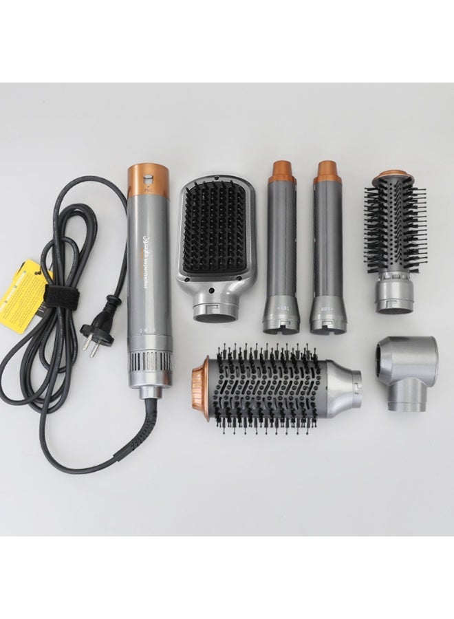 5-in-1 Hot Air Hair Styler & Volumizer Set with Curling Barrel, Smoothing Brush & Storage Case - Image 2