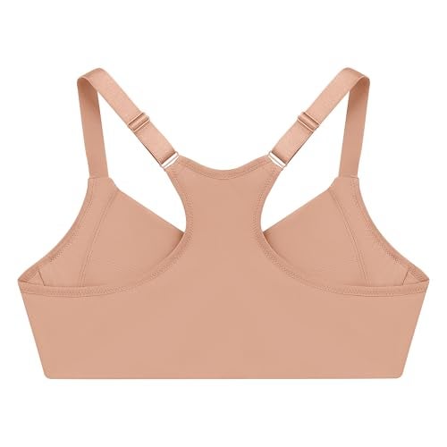 Glamorise Full Figure Plus Size Front-Closure Smoothing Wonderwire Bra Underwire #1247 Cappuccino - Image 4