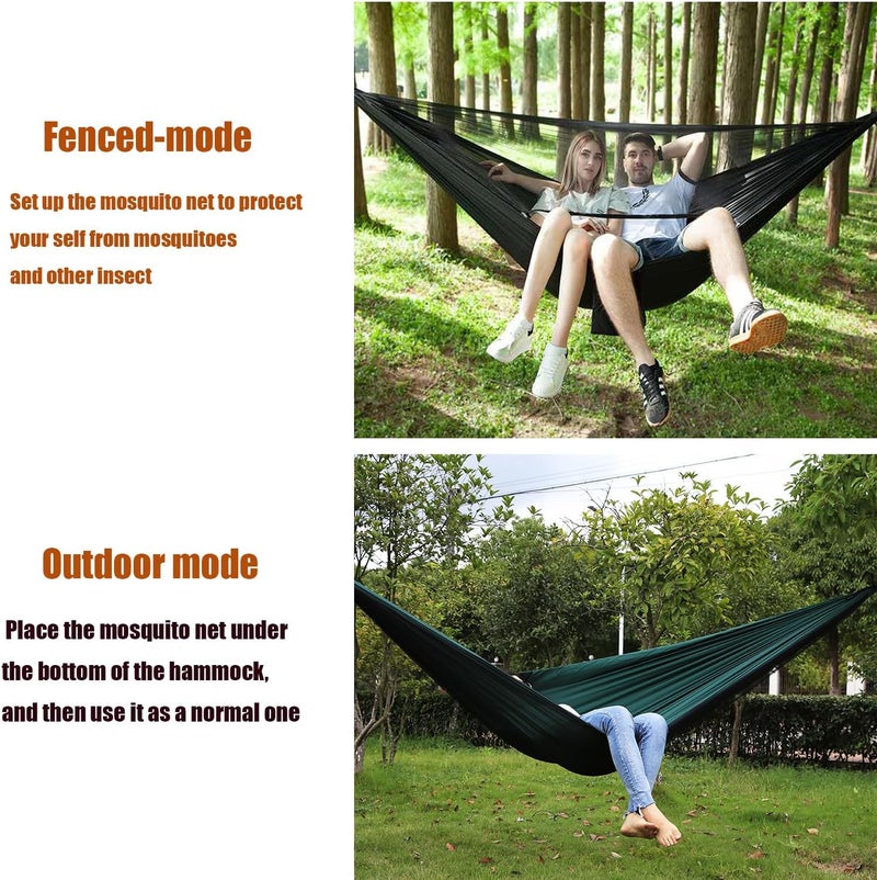AEETT Camping Hammock with Mosquito Net and Rain Fly - Travel Hammock Bug Net - Hammock Tent for Outdoor Hiking Backpacking Travel Camping Accessories and Camping Gear… - Image 3