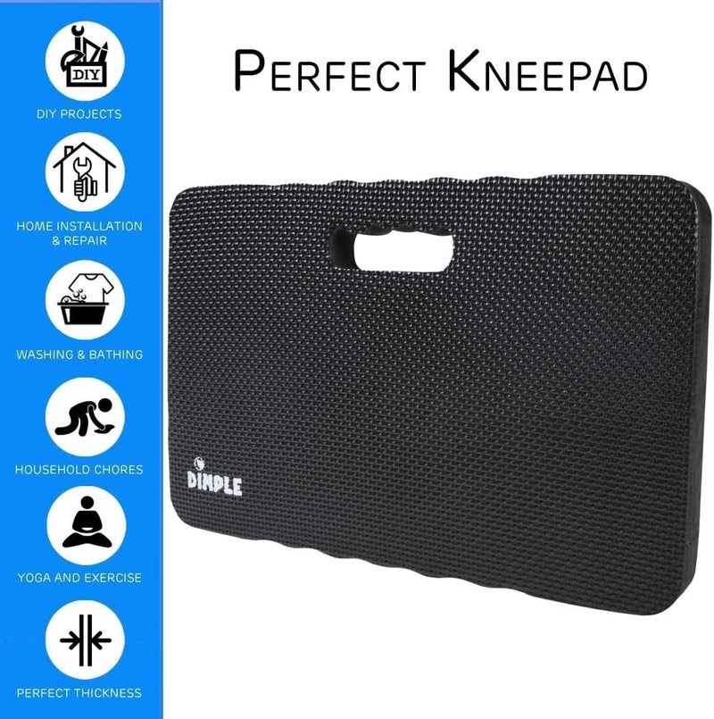 Dimple Kneeling Pad, High Density Thick Foam Comfort Kneeling Mats for Gardening, Yoga Exercise, Garden Cushions, Knee Pads Black - Image 4