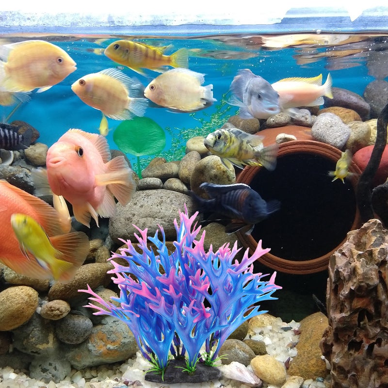 Aquarium Coral Decoration Simulated Coral Plant Fish Landscape Decor - Image 3