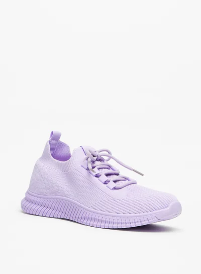 OAKLAN Textured Lace Up Womens' Sports Shoes