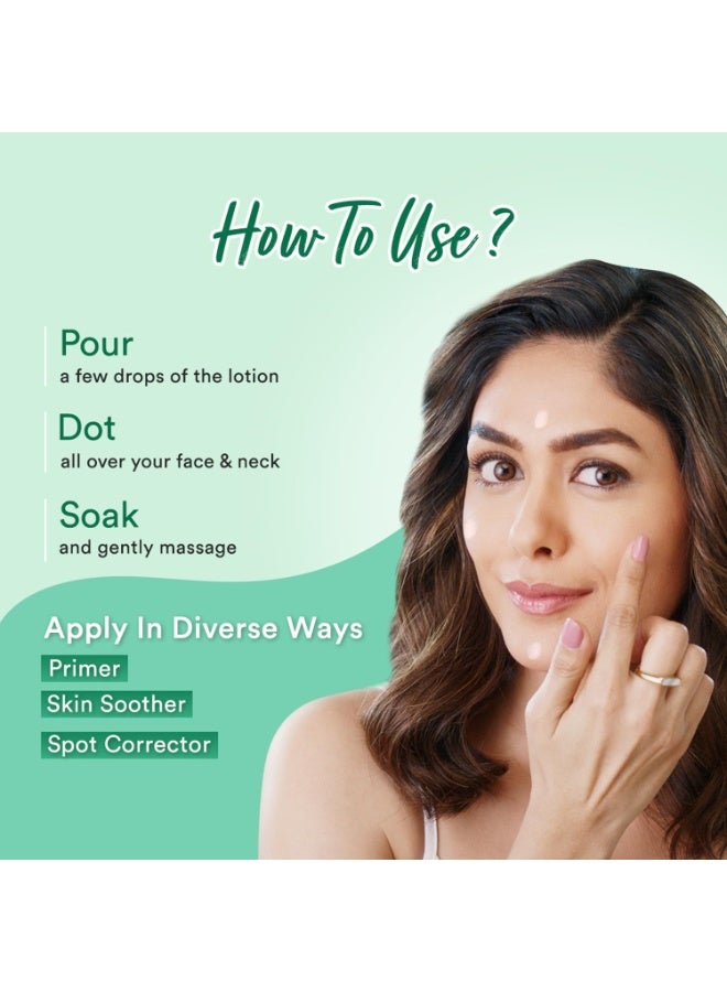 Lacto Calamine Face Lotion | 120ml | Daily Moisturizer For Face - Combination To Normal Skin | Kaolin Clay & Aloe Vera | Abosrbs Excess Oil | Fights Pimples, Darkspots & Blackheads | Body Lotion - Image 4