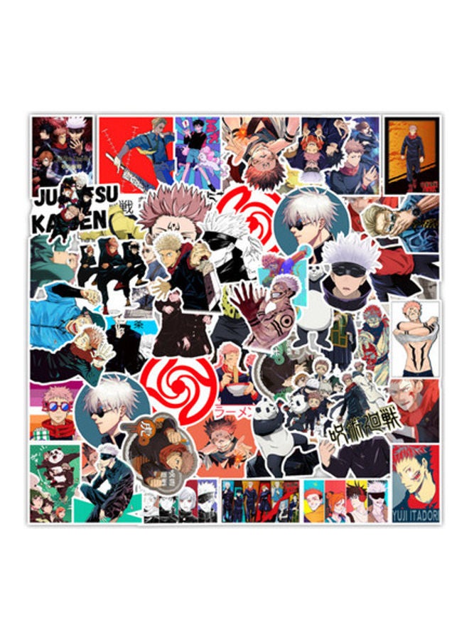 Loquat 50-Piece Anime Jujutsu Kaisen Sticker Set - Image 1
