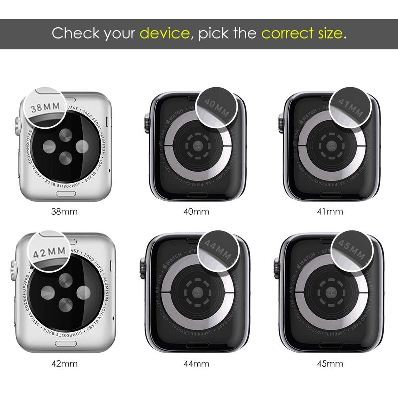 KADES Bling Case for Apple Watch with Built-in Screen Protector, Sparkling Rhinestone Protective Cover Compatible with Apple Watch Series SE3 SE2 6 5 4 SE (44mm, Clear) - Image 5