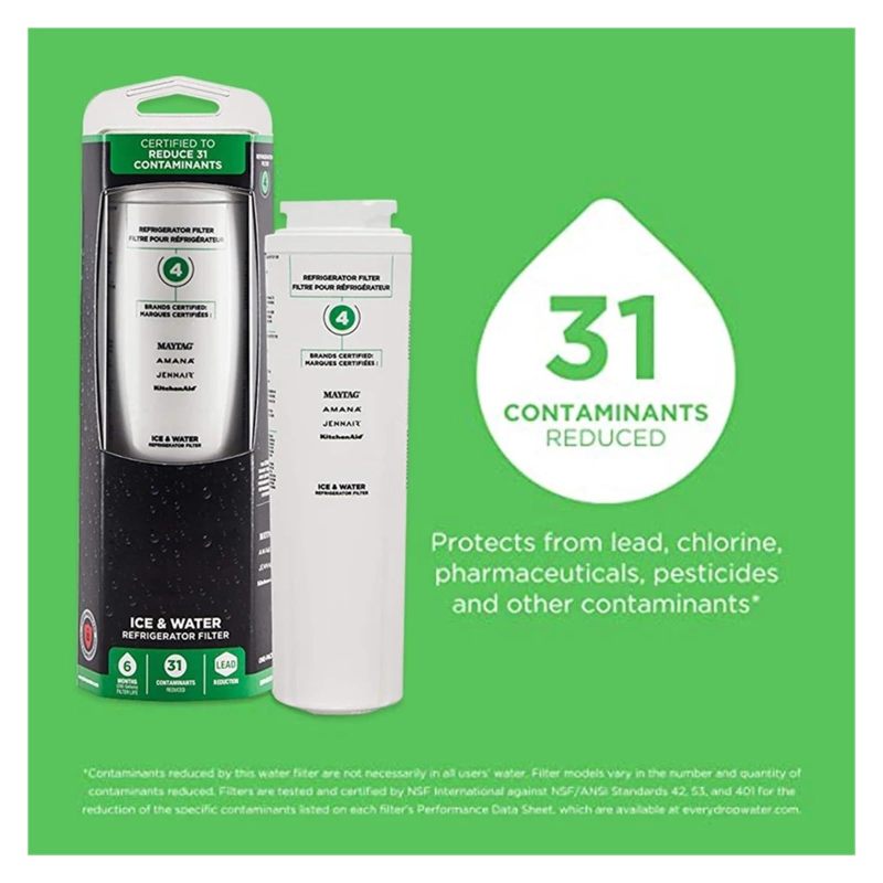 Refrigerator water purifier (suitable for Matek and Chef Bao models, model EDR4RXD1/UKF8001) single White - Image 4