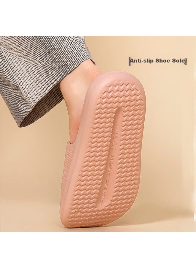MONDOBELL Mondobell Unisex Simple And Fashionable Home Lightweight Soft Elastic Casual Bathroom Slippers Mint Green Size 36-37  - Image 2