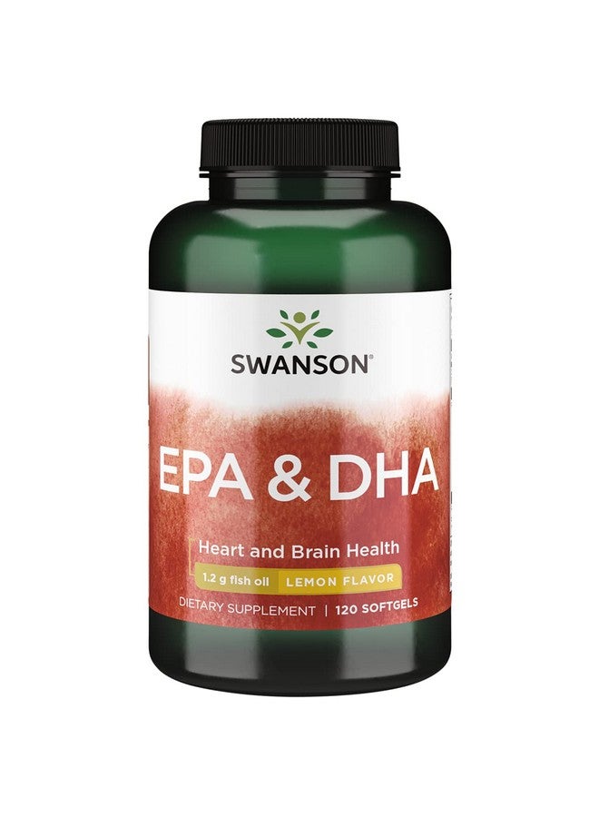 SWANSON Ecomega Epa/Dha Fish Oil 180/120 Milligrams 120 Sgels - Image 1