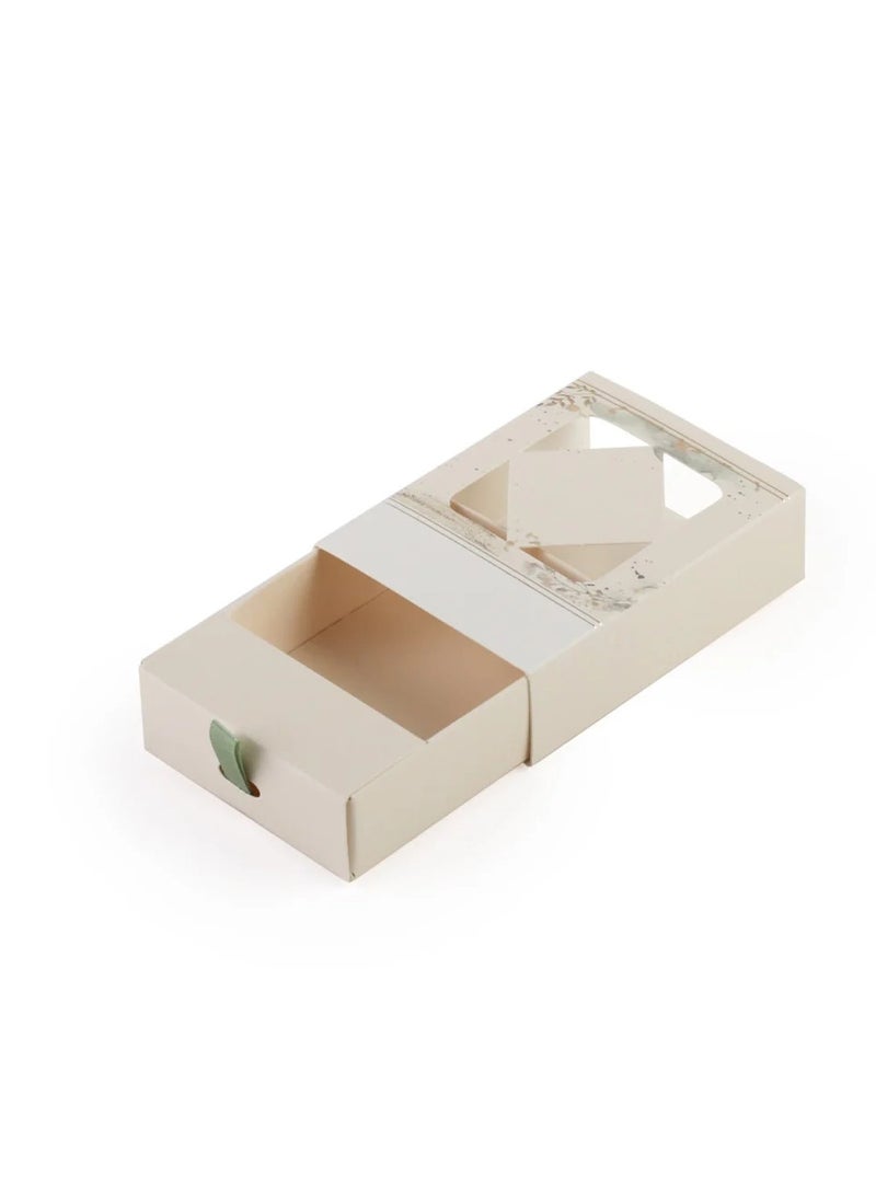 Generic - A beige distribution box containing 24 boxes with a presentation bag - (24) tablets | 23*23*4.5 cm - Image 1