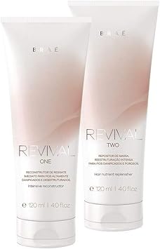 مجموعة علاج الشعر الترميمي المحترف من براى ريفيفال 120 مل الخطوة 1 2 للشعر التالف