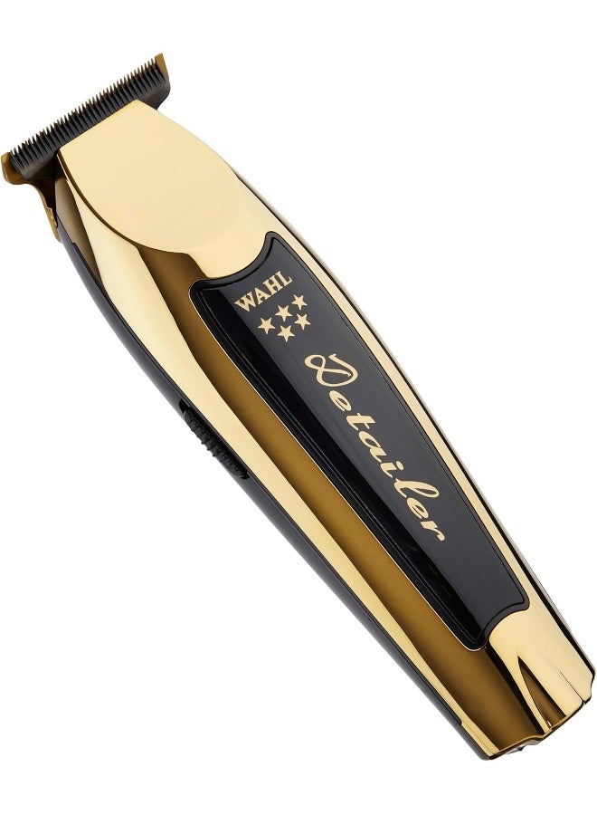 Wahl Professional 5 Star Gold Detailer | Cord-Cordless |3 Attachment Combs |T-Wide DLC Blade | 3 Pin - GCC - Image 1