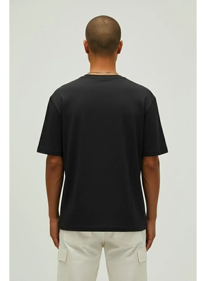 Bad Bear  BADBEAR BADBEAR SMALL LINES MEN'S T-SHIRT OS / NIGHT BLACK. for Men | Best Price UAE
