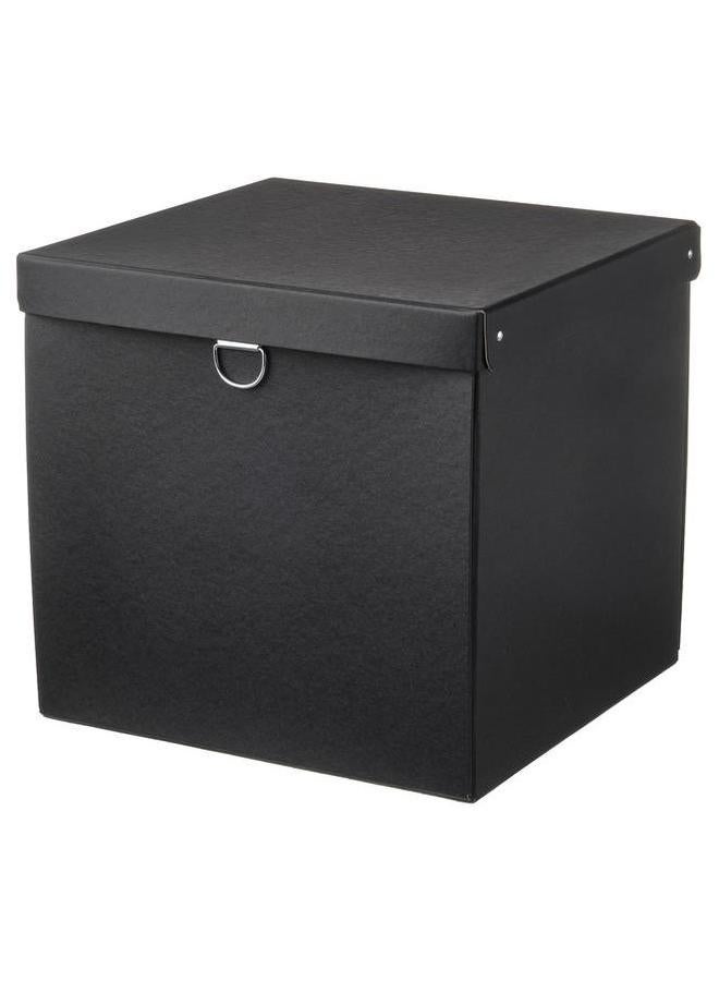 erorex Storage Box With Lid Black 32X30X30 Cm - Image 1