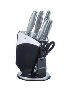 Arshia Stainless Steel Knife 8pc Set Non Stick Silver Premium Design
