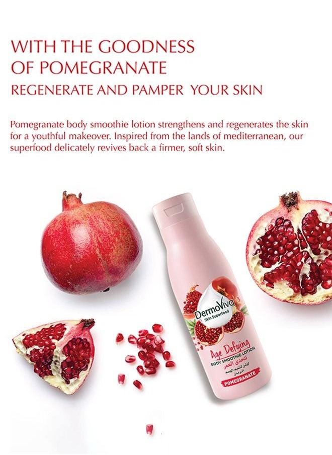 DermoViva Age Defying Body Smoothie Lotion | Enriched With Pomegranate | Deep Hydration & Moisturization | For Youthful Skin - 200ml - pzsku/ZBE007955599D10E6F680Z/45/_/1680076464/1618a2fe-1cbe-4549-98d2-5c09843006b7