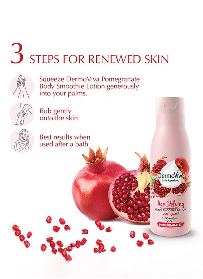 DermoViva Age Defying Body Smoothie Lotion | Enriched With Pomegranate | Deep Hydration & Moisturization | For Youthful Skin - 200ml - pzsku/ZBE007955599D10E6F680Z/45/_/1680076464/f5d1c73c-e599-4c58-a8c7-505808006bf8