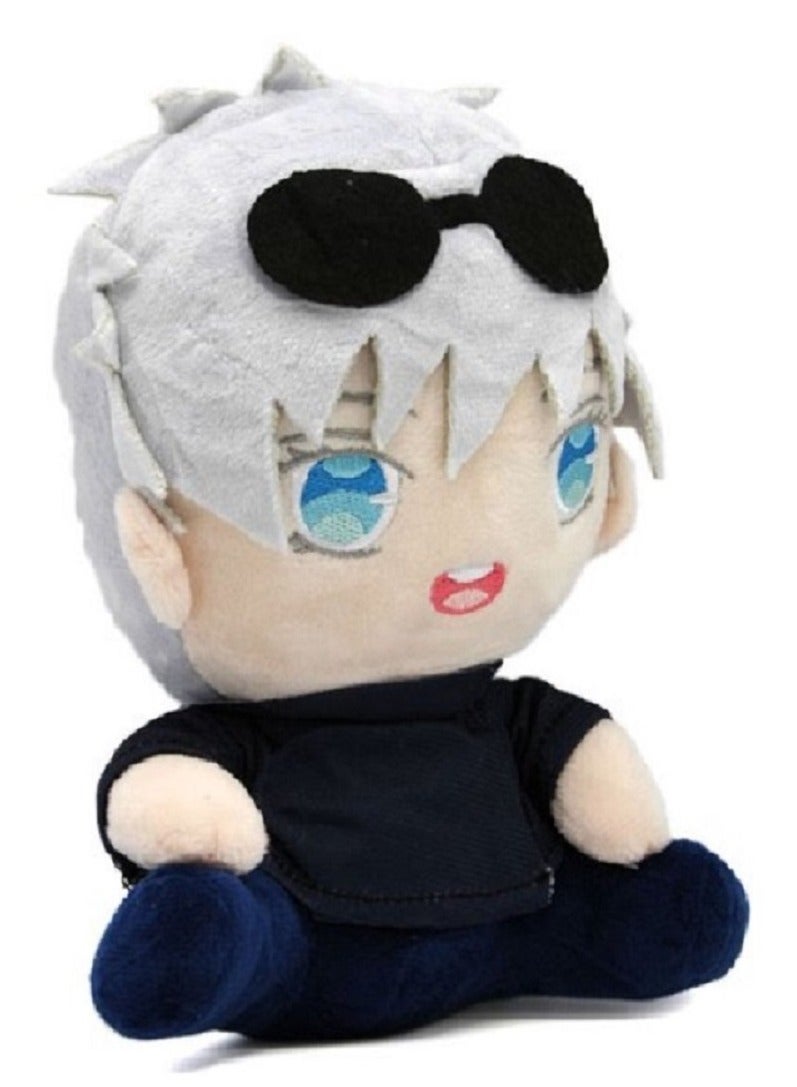 general Stuffed Toy, Satoru Gojo with Sunglasses Plush Toy, Jujutsu Kaisen Figure 8'' Plush Toy, Anime Jujutsu Kaisen Role Plush Figure Toy, for Kids, Fans, Home Decor & Gifts - Image 2