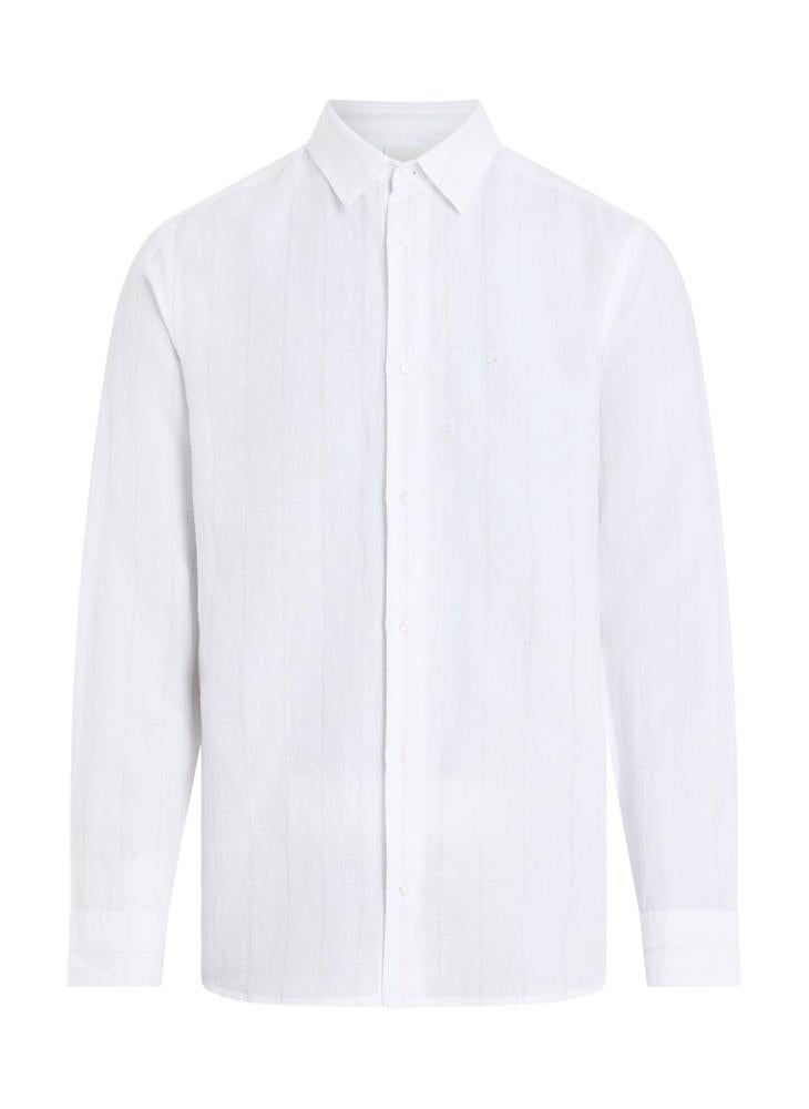 CALVIN KLEIN Linen Cotton Stripe  Shirt  - Image 5