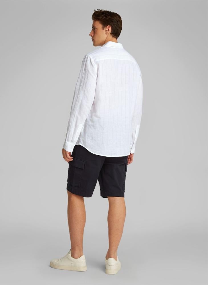 CALVIN KLEIN Linen Cotton Stripe  Shirt  - Image 2