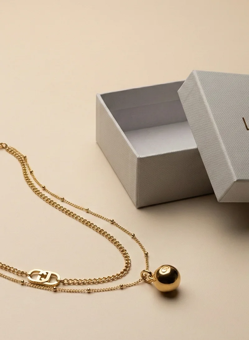 Liu Jo  Liu Jo Allure Gold Necklace for Women | Best Price UAE