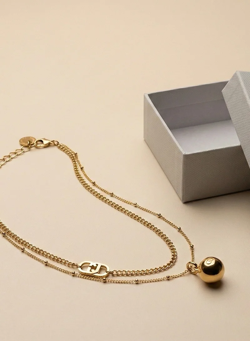 Liu Jo  Liu Jo Allure Gold Necklace for Women | Best Price UAE