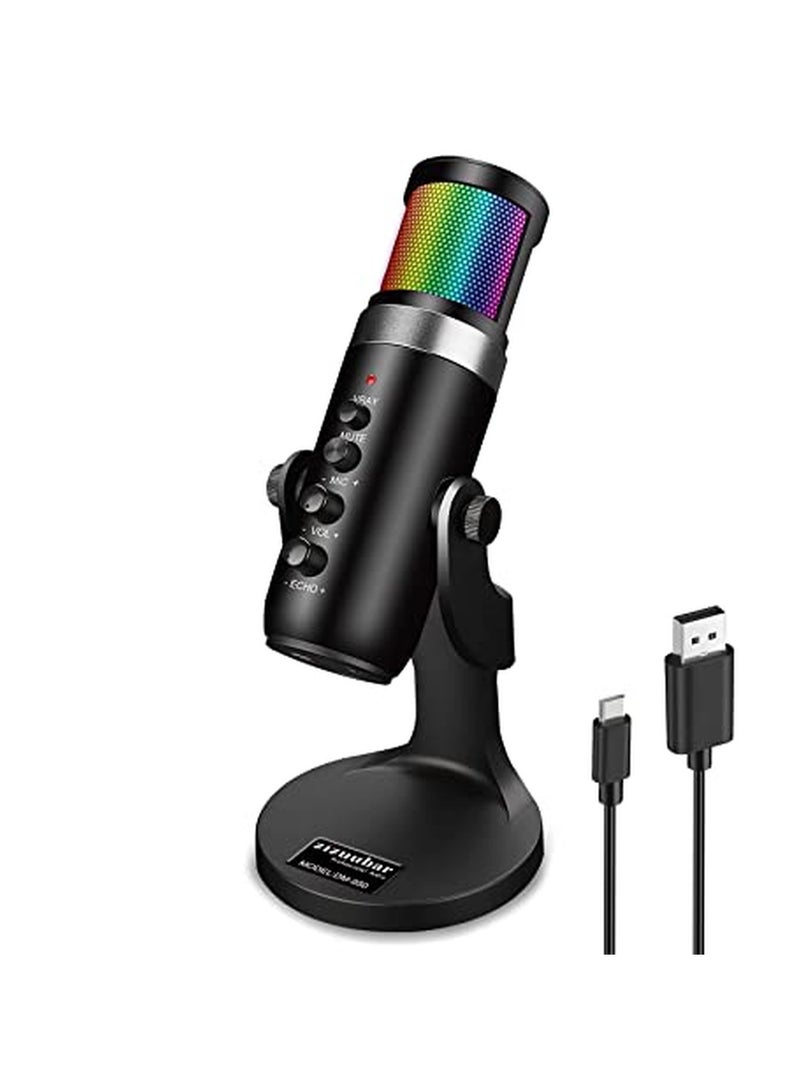 Jmary PW9 Professional Metal Voice USB Condenser Studio And Podcast Recording Gaming Microphones - Image 1