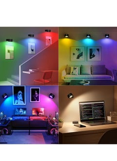 Joshberg LED Wall Sconce Dimmable Rechargeable Wall Light with Touch and Remote Control 360° Rotate Magnetic Ball  - Image 3