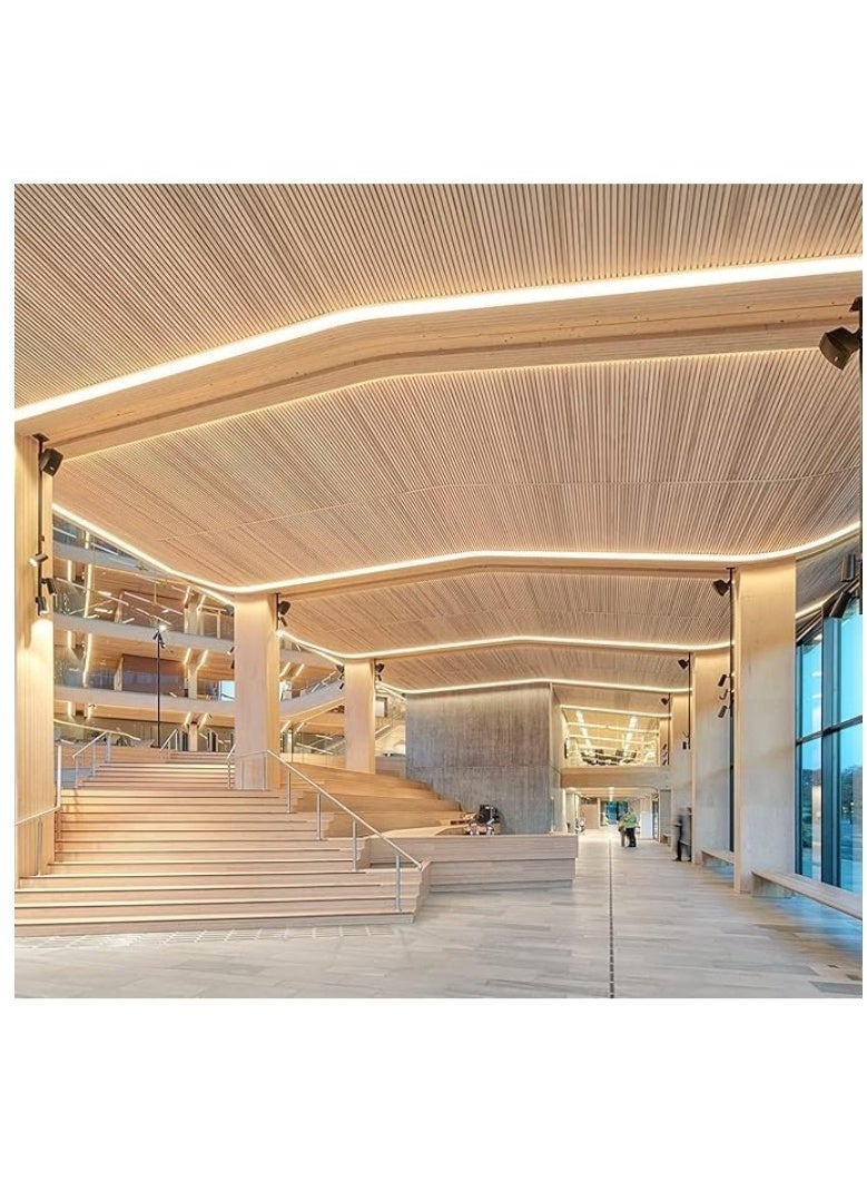 شريط إضاءة LED أبيض دافئ - حبل إضاءة LED مرن مقاوم للماء 12 فولت SMD للمنزل، إضاءة ديكورية داخلية وخارجية، شريط موفر للطاقة مع سطوع عالي وعمر افتراضي طويل - Image 5