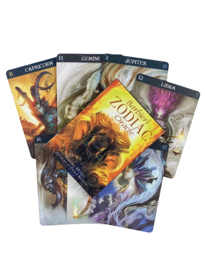 NIBEMINENT Barbirizka Star Sign Divination Card Set Divination Tarot Card Board Game Set Fortune Prediction Family Gathering Guide Version Series - Image 1