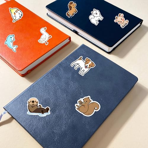 CodersParadise Cute Animal Stickers for Kids | Waterproof Vinyl Stickers for Laptop, Journal, Bike Helmet, Diary, Guitar & Mobile Case (Pack of 140) - Image 5