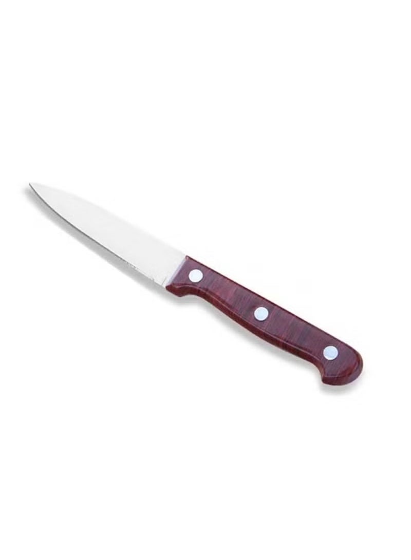 imitation Wood Grain Fruit Knife – 1.0 mm Stainless Steel Blade, Lightweight Design