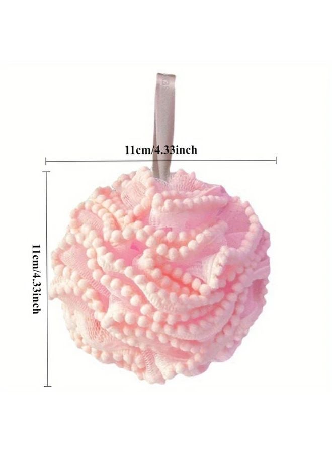 Assorted Color Bubble Bath Balls Ultra Soft Shower Flowers Family Sharing Pack - Image 5
