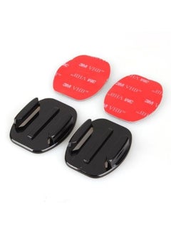 Generic 2-Piece Flat Mount Set With 3M VHB Adhesive For GoPro Hero  - Image 1