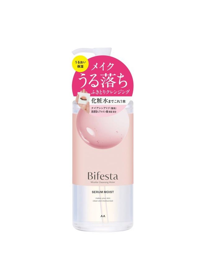 Bifesta Micellar Cleansing Water Moist Wipe Type Moisturizing Toner Derived Oil Free Fragrance Free 400ml - Image 1
