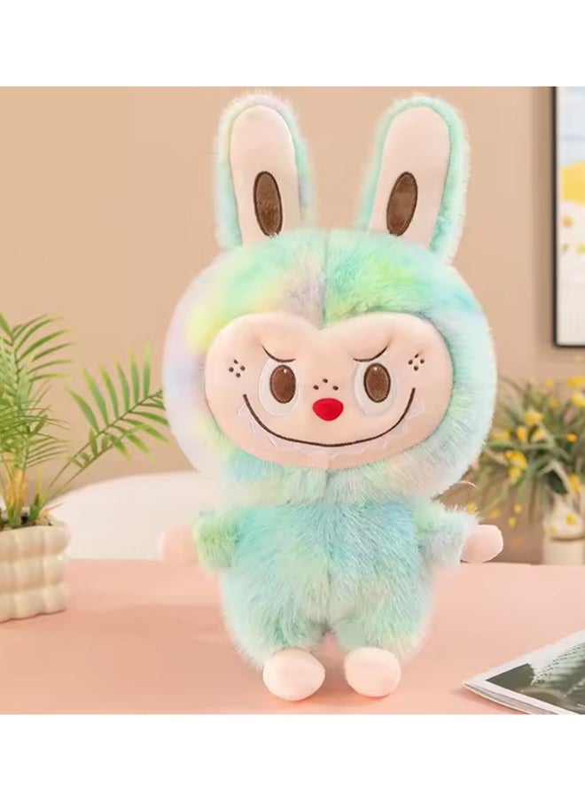 PuffyPals 23CM Plush Fabric Doll – Soft Mini Stuffed Toy with Big Ears and Cute Embroidered Face – Vintage Bear, Kawaii Collectible , Assorted 1 pc
