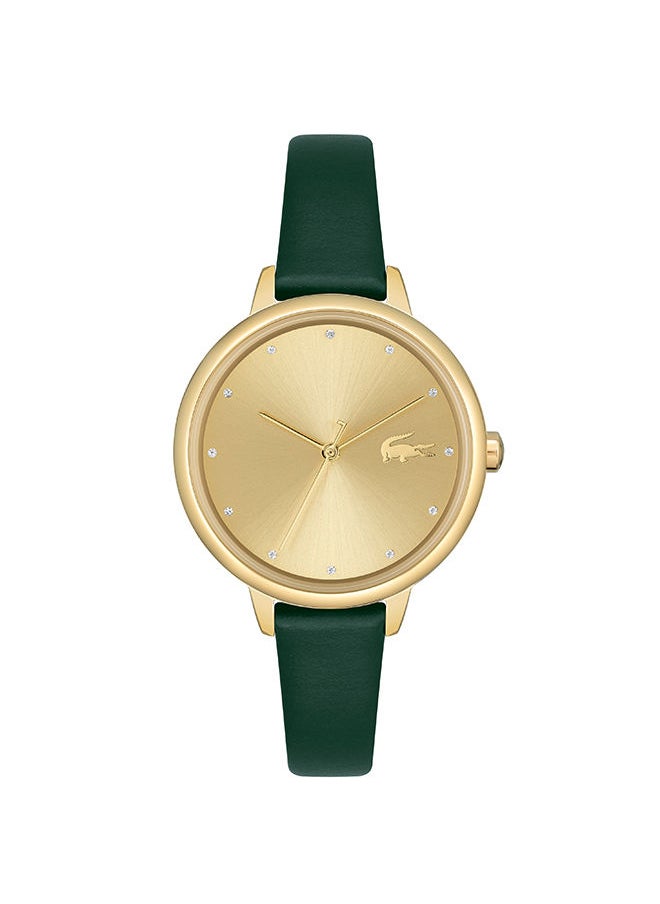 LACOSTE CANNES WOMEN's GOLD DIAL, GREEN CALFSKIN WATCH - 2001230 - pzsku/ZBE014D153663BA3AFF3BZ/45/_/1655212984/479b5ba1-92a8-4123-aaab-91942ce40d1a