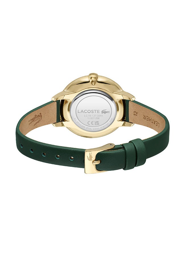 LACOSTE CANNES WOMEN's GOLD DIAL, GREEN CALFSKIN WATCH - 2001230 - pzsku/ZBE014D153663BA3AFF3BZ/45/_/1655212984/b1749152-ac4d-4577-b571-ff12bb6eea13