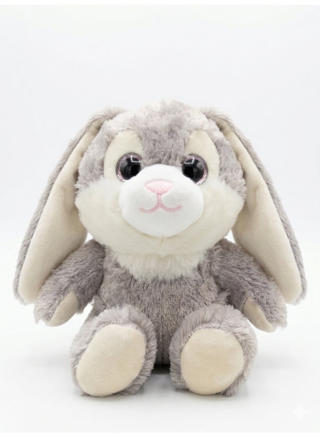 Fluffmals لعبة حيوانات محشوة فلوفمالز - أرنب رمادي 15 سم - Image 3