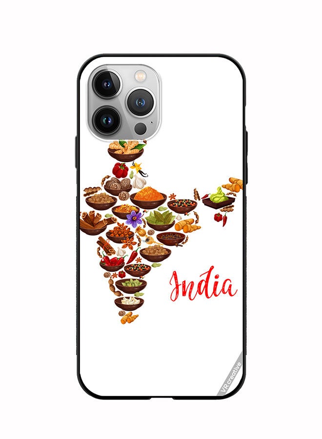 VR CREATIVE Protective Case Cover For Apple iPhone 12 Pro Max Cuisine Indienne Design Multicolour - Image 1