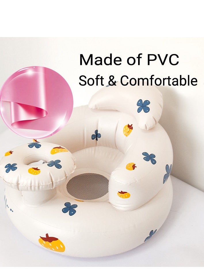 Baby inflatable Chair for Toddlers with Built-in Air Pump