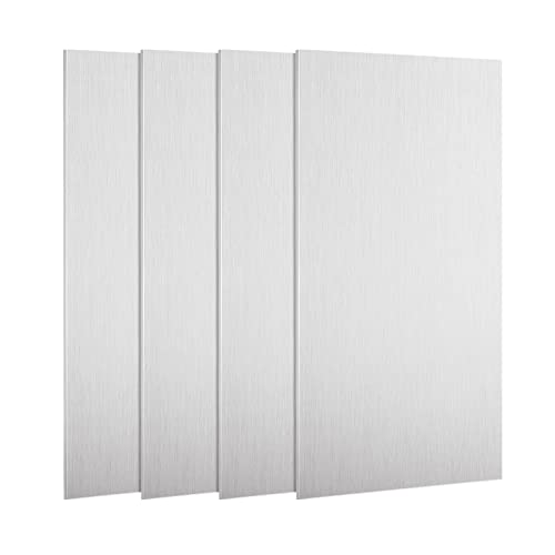 DAJAVE 6061 6x12 Aluminum Sheet 1/16 Inch Aluminum Plate, Thin Aluminums Sheet Metal 1.5mm Aluminums Metal Plate with Protective Film, Finely Polished and Deburred, for Crafting, Industry - Image 1
