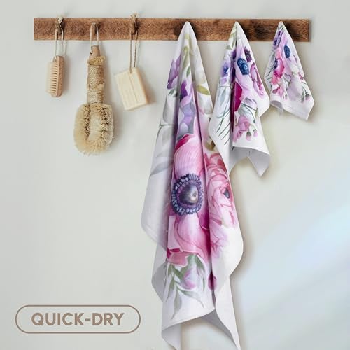 3DROSE 3D Rose TWL_120271_1 Softball Close-Up Photography Print - Yellow & Red Soft Ball for Sporty Sport Fans Team Players Towel, 15 x 22 - Image 5