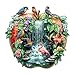 Purdicra Wooden Puzzles for Adults Paradise Garden Wooden Jigsaw Puzzle Unique Animal Shaped Wood Puzzles Adult Christmas Birthday Gifts for FriendsFamily Home Decor 85 81in 100pcs - Image 2