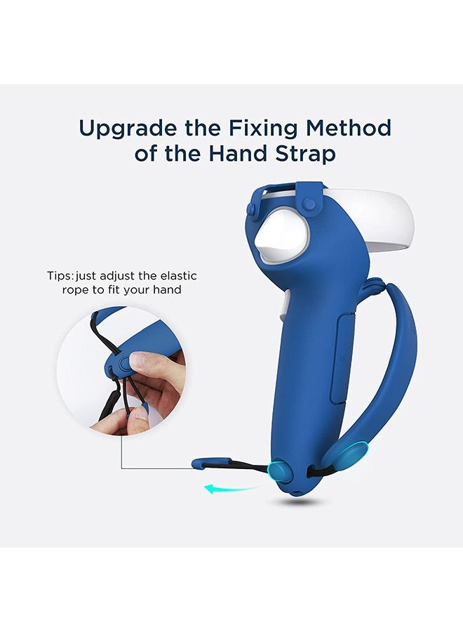 KIWI design Controller Grips Cover with Battery Opening Adjustable with Knuckle Straps Suitable for Large Hands Compatible with META Quest 2 - Image 3